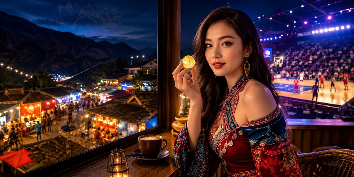 Người dùng Sapa đặt kèo bóng rổ qua sim24h trong quán cà phê núi rừng